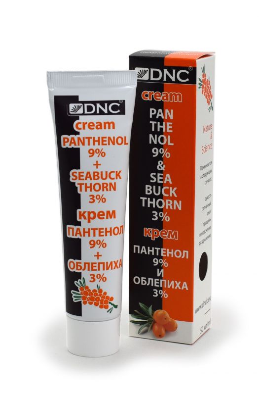 DNC Cream for face and body Panthenol and Sea buckthorn 50ml
